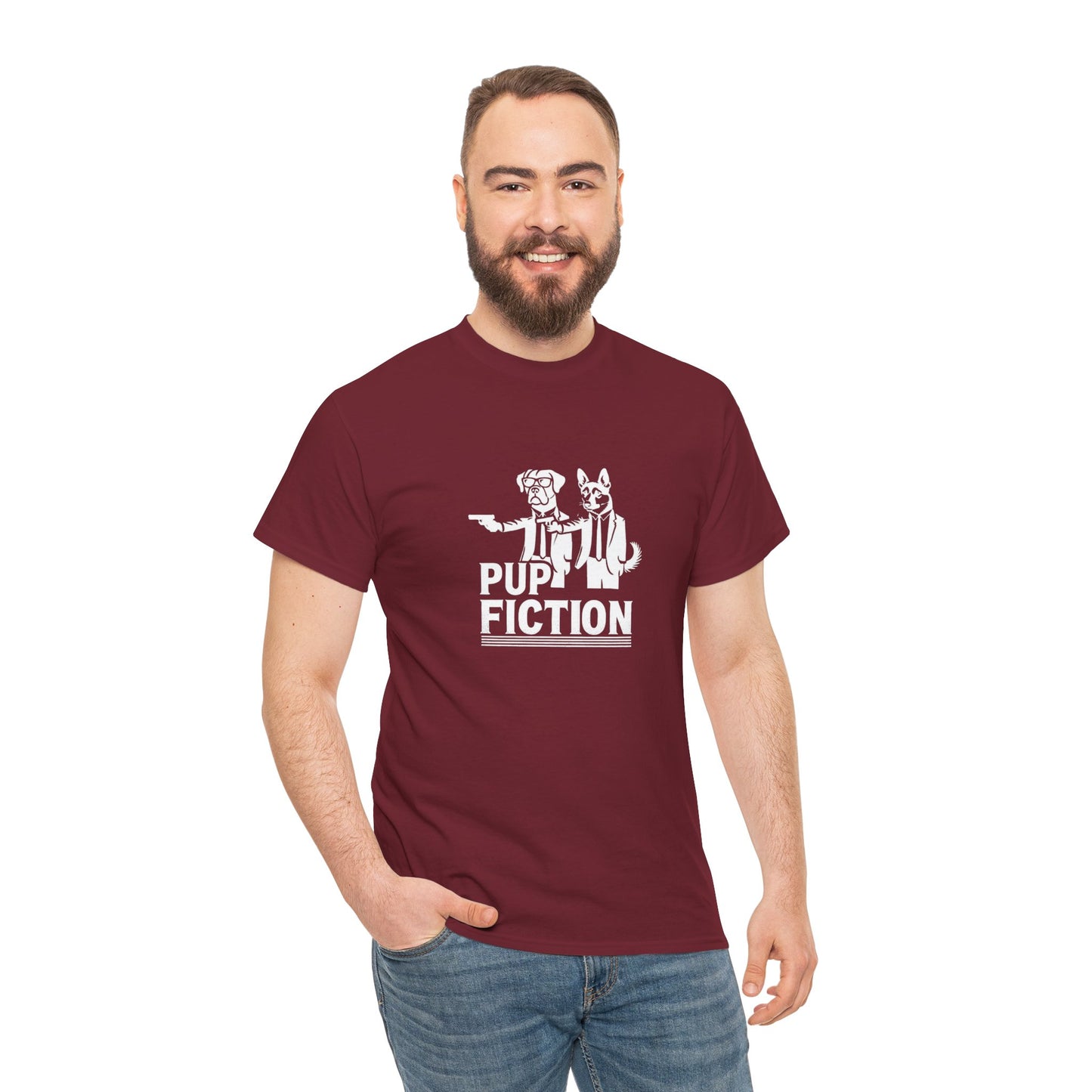 Pup Fiction Tee Movie Parody T-shirt