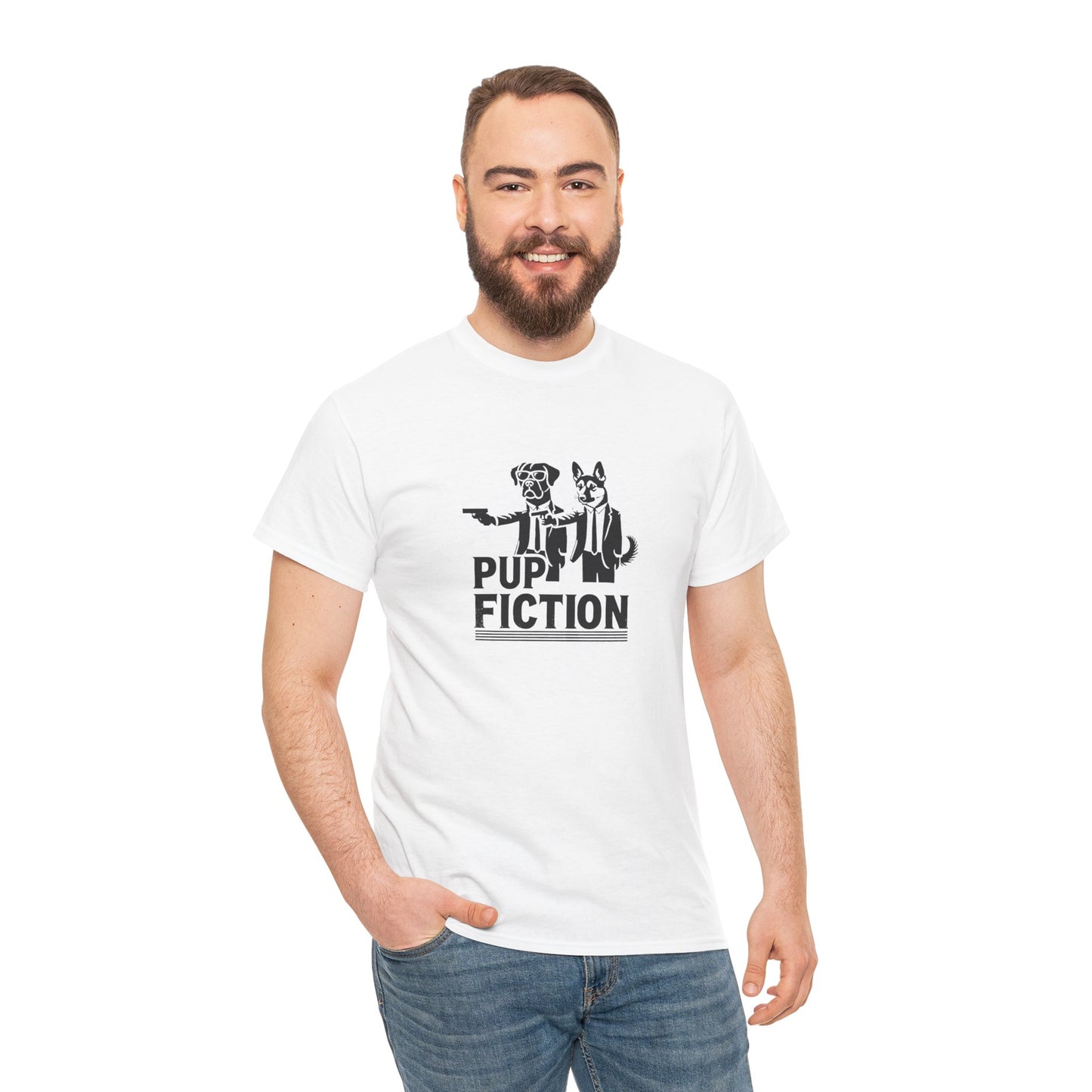 Pup Fiction Tee Movie Parody T-shirt