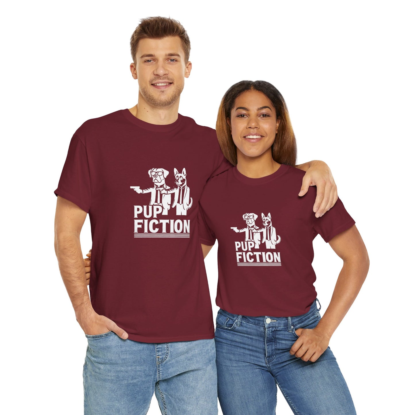 Pup Fiction Tee Movie Parody T-shirt
