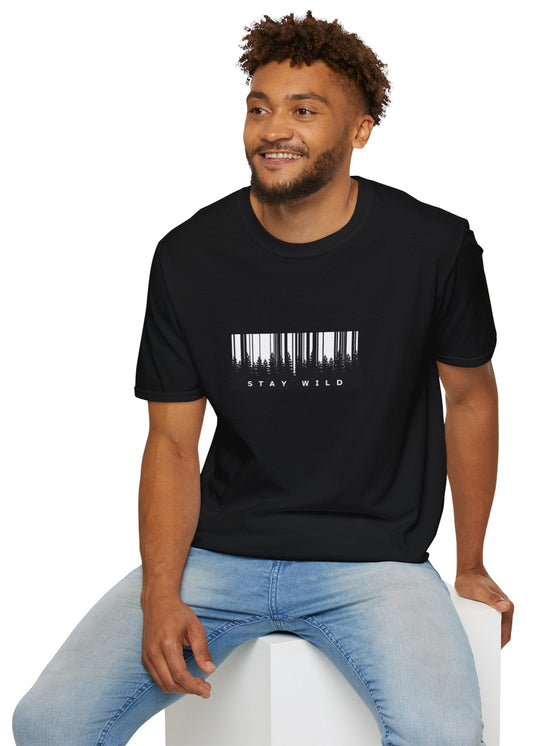 Stay Wild Hiking Tee, Adventure Shirt, Nature Lover Gift, Outdoor Enthusiast, Wilderness Graphic Tee, Mountain Hike T-Shirt