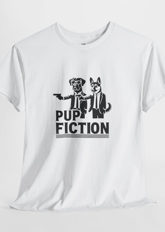 Pup Fiction Tee Movie Parody T-shirt