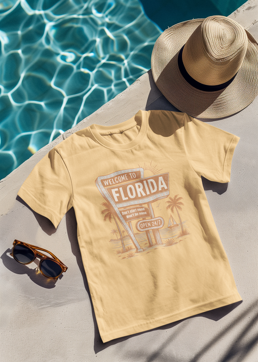Florida Welcome Unisex Tee - Don't Start None Won't Be None